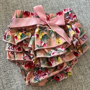 Floral diaper cover. Never worn